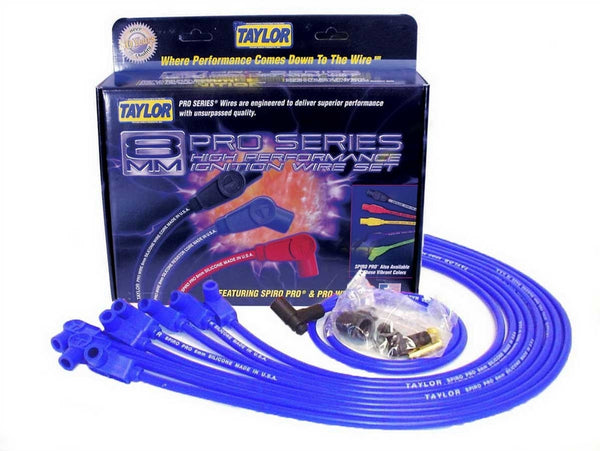 TAYLOR/VERTEX SBC 8MM Pro Race Wires- Blue 76628