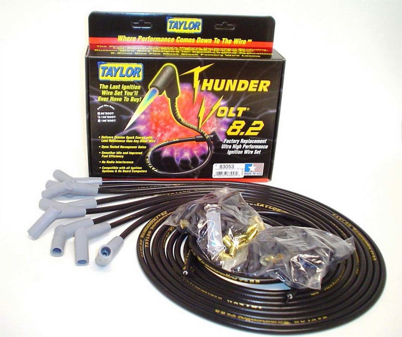 TAYLOR/VERTEX Univ Thundervolt Plug Wire Set 135 deg Black 83053