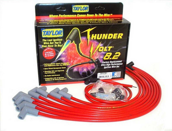 TAYLOR/VERTEX 8.2 Thunder-Volt Spark Plug Wire Set Red 86230