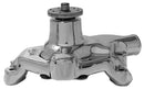 TUFF-STUFF SBC Alum. Short Water Pump Chrome 5/8in Shaft 1394NA