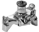 TUFF-STUFF SBC Alum. Long Water Pump Chrome 1511NA