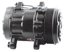 TUFF-STUFF Peanut A/C Compressor 6 Groove Pulley Black 4517NC6GBLA