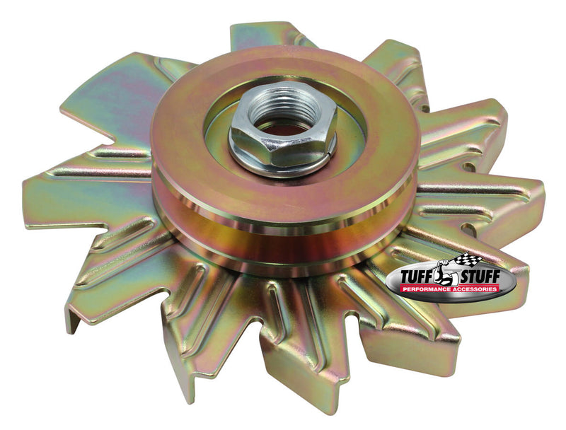 TUFF-STUFF Alternator Gold Zinc Fan And Pulley Combo 7600AD