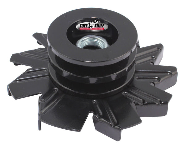 TUFF-STUFF Alternator Stealth Black Fan and Pulley Combo 7600BB