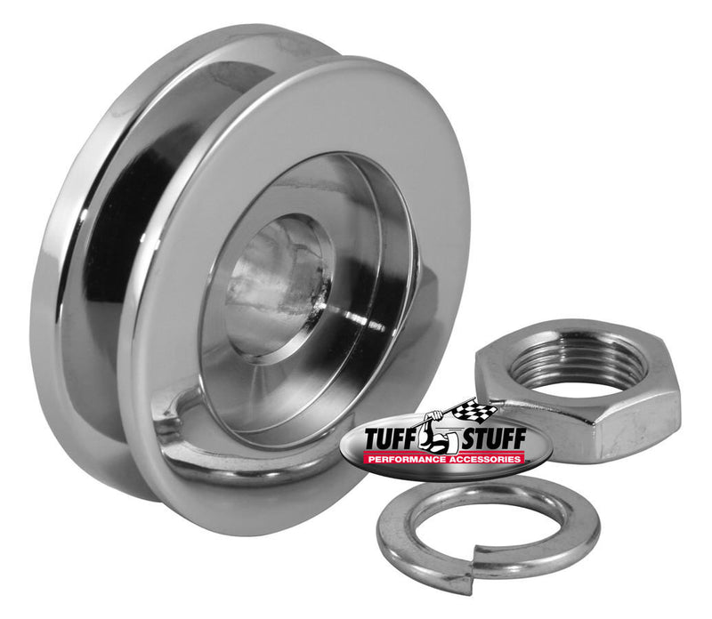 TUFF-STUFF Alternator Chrome Single V-Pulley 7610E