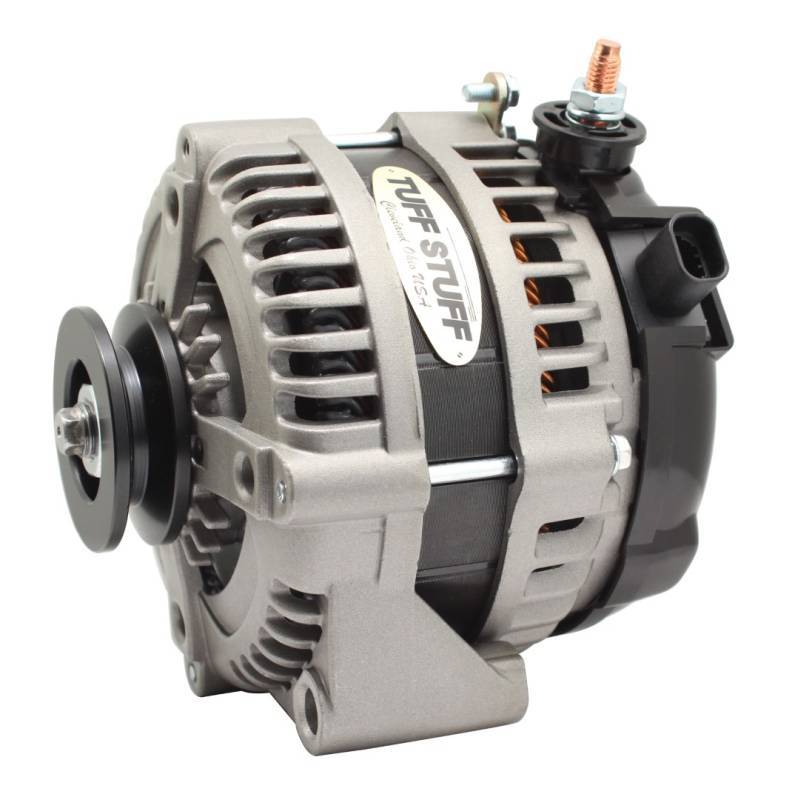 TUFF-STUFF 225 MAX AMP Alternator 1-Groove 1-Wire Cast 8320FC1G1W