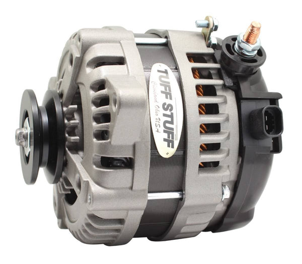 TUFF-STUFF 225 MAX AMP Alternator 1-Groove 1-Wire Cast 8321FC1G1W