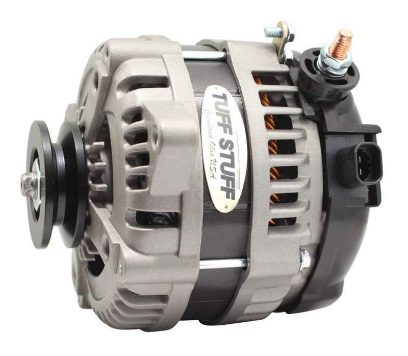 TUFF-STUFF 225 MAX AMP Alternator 1-Groove 1-Wire Cast 8321FC1G1W