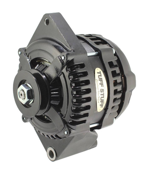 TUFF-STUFF 225 MAX AMP Alternator 1 Groove 1 Wire Black 8441B1G1W
