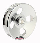 TUFF-STUFF Type II Power Steering Pulley 6 Groove Chrome 8487A