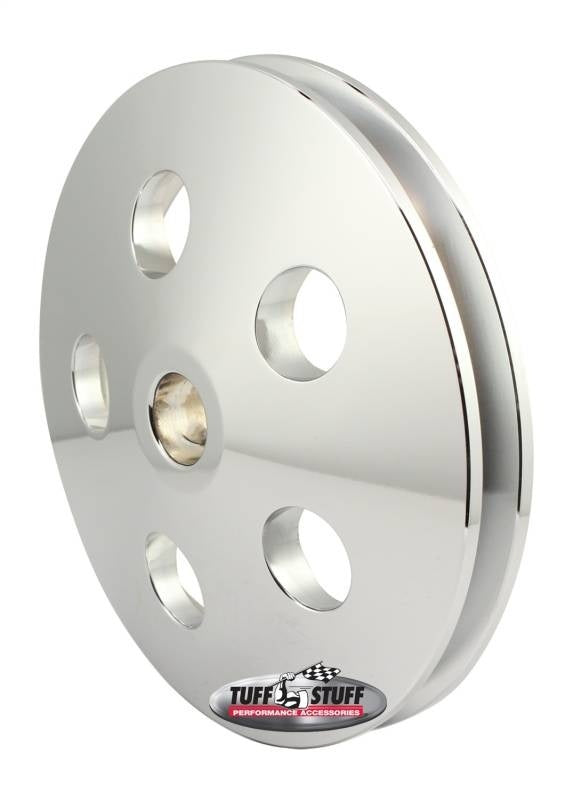 TUFF-STUFF V-Groove Power Steering Pulley Polished 8492B