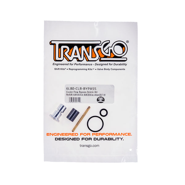 TRANSGO Cooler Flow Bypass Delete Kit GM 6L80/6L90 6L80-CLR-BYPASS