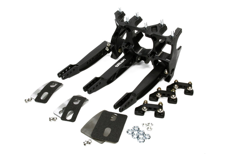 TILTON Triple Pedal Assy. Alum Underfoot Mount 72-616