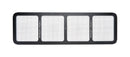 TRUE PERFORMANCE & FABRICATION Nose Screen Lower Black Aluminum DTR1000