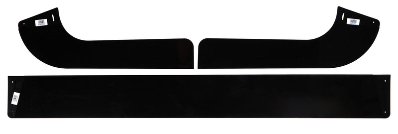 TRUE PERFORMANCE & FABRICATION Splitter Kit Blk Asphalt Outlaw 1/4in 3pc DTR1050