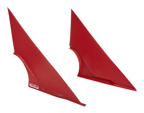 TRUE PERFORMANCE & FABRICATION Fenders Mini-Wedge Pair Red DTR1202