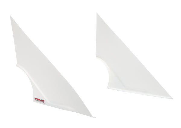 TRUE PERFORMANCE & FABRICATION Fenders Mini-Wedge Pair White DTR1203