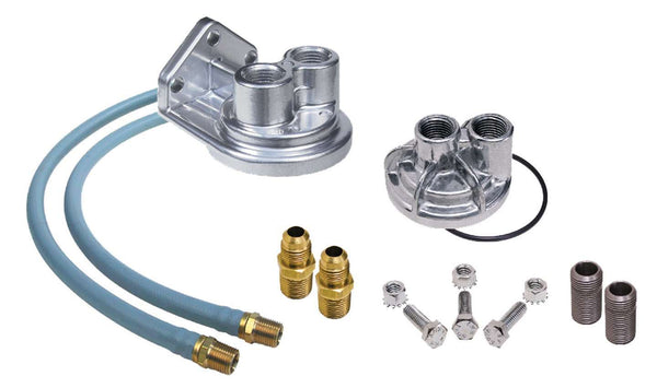 TRANS-DAPT 91-96 Ford V8 4.6L Single Filter Reloc Kit 1127