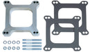 TRANS-DAPT Holley Carb Spacer 1in Aluminum Open Center 2084