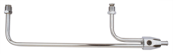 TRANS-DAPT Chrome Fuel Line 9-5/16in 2197