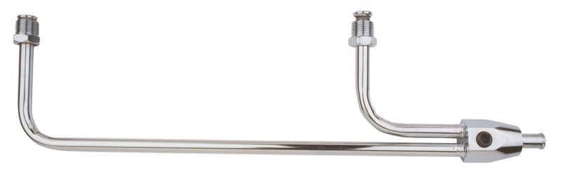 TRANS-DAPT Chrome Fuel Line 9-5/16in 2197