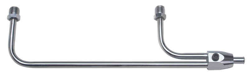 TRANS-DAPT Chrome Fuel Line 8-21/32 2198