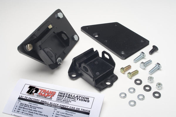 TRANS-DAPT LS1 Into SBC Chassis Motor Mount Kit 4592