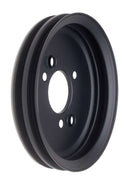 TRANS-DAPT BBC SWP Crankshaft Pulley 2 Groove Black 8616