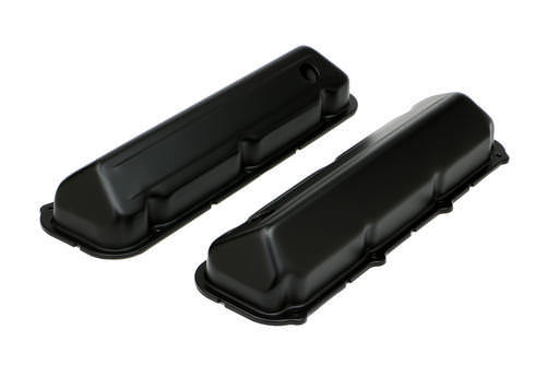 TRANS-DAPT 68-88 Ford 429-460 Valve Covers Black Baffled 8732