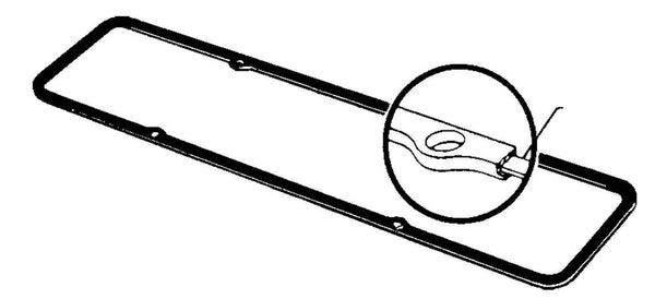 TRANS-DAPT Sb Chevy Vlv Cvr Gaskets 9168