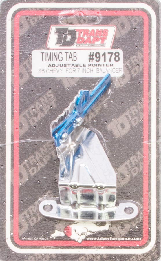 TRANS-DAPT Timing Tab W/Pointer 7in 9178