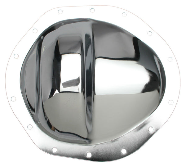TRANS-DAPT Differential Cover Chrom e GM 14 Bolt 9.5in R/G 9292