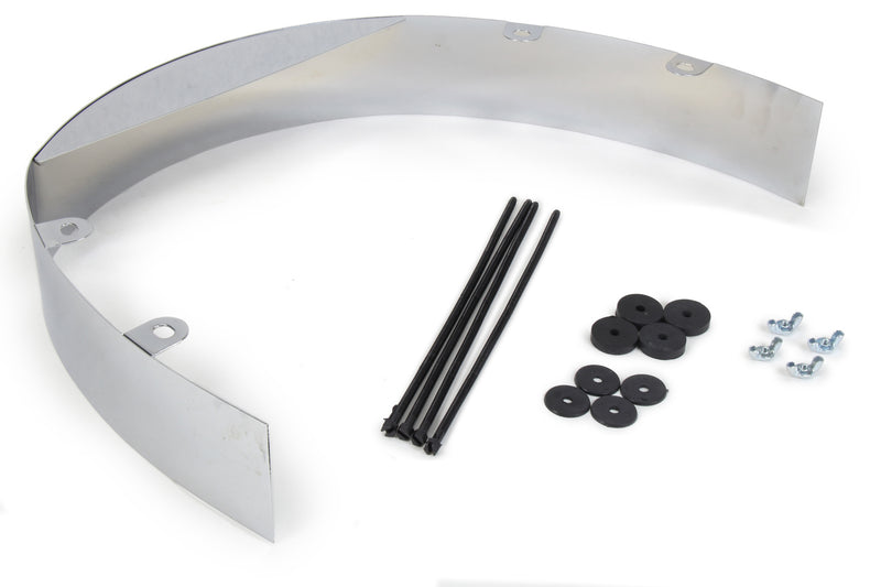 TRANS-DAPT 3in Wide Chrome Fan Shroud 9453