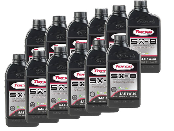 TORCO SX-8 5w30 Synthetic Oil Case 12x1 Liter Dexos1 A120530CE