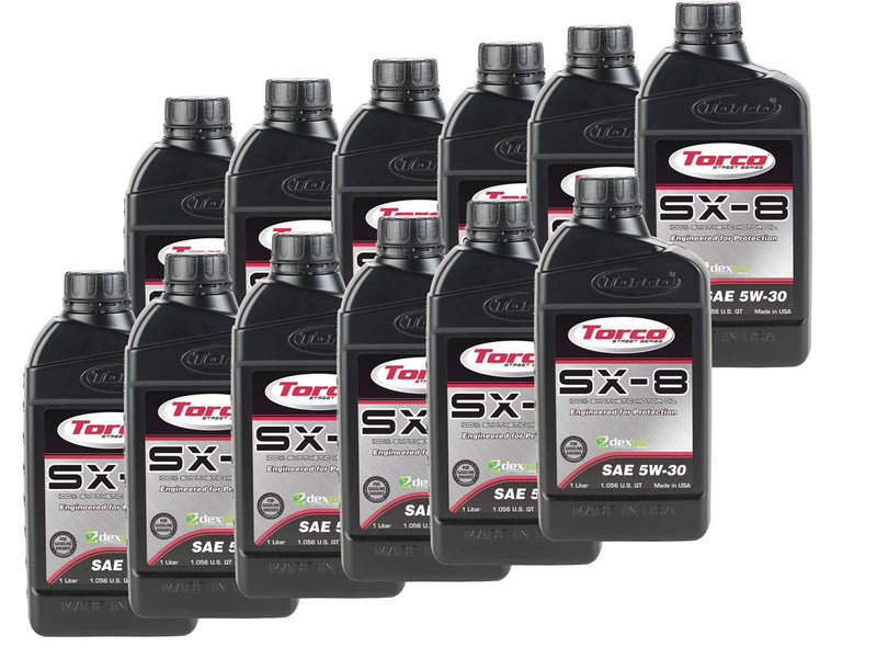 TORCO SX-8 5w30 Synthetic Oil Case 12x1 Liter Dexos1 A120530CE
