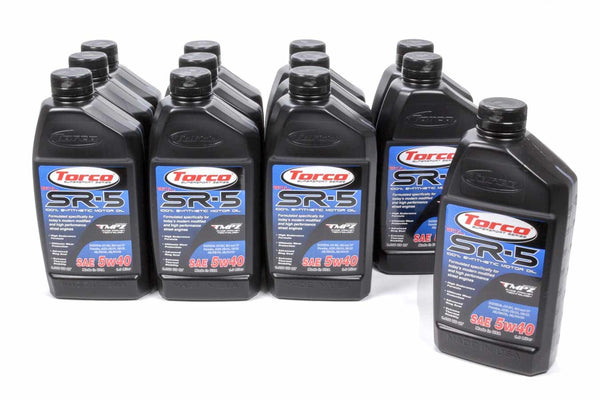 TORCO SR-5 GDL Synthetic Motor Oil 5w40 Case 12x1-Liter A150544C