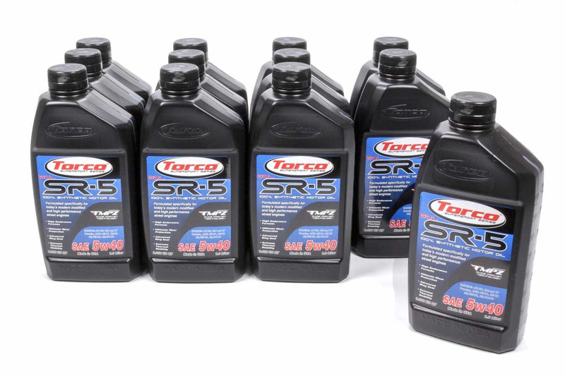TORCO SR-5 GDL Synthetic Motor Oil 5w40 Case 12x1-Liter A150544C