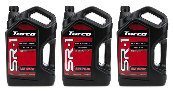 TORCO SR-1 Synthetic Oil 0w20 Case 3 x 5 Liter Bottles A160020L