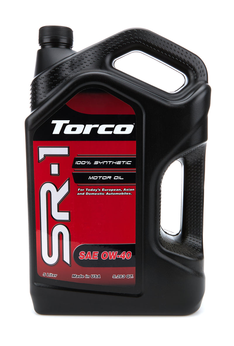 TORCO SR-1 Synthetic Oil 0w40 5 Liter Bottle A160040LE