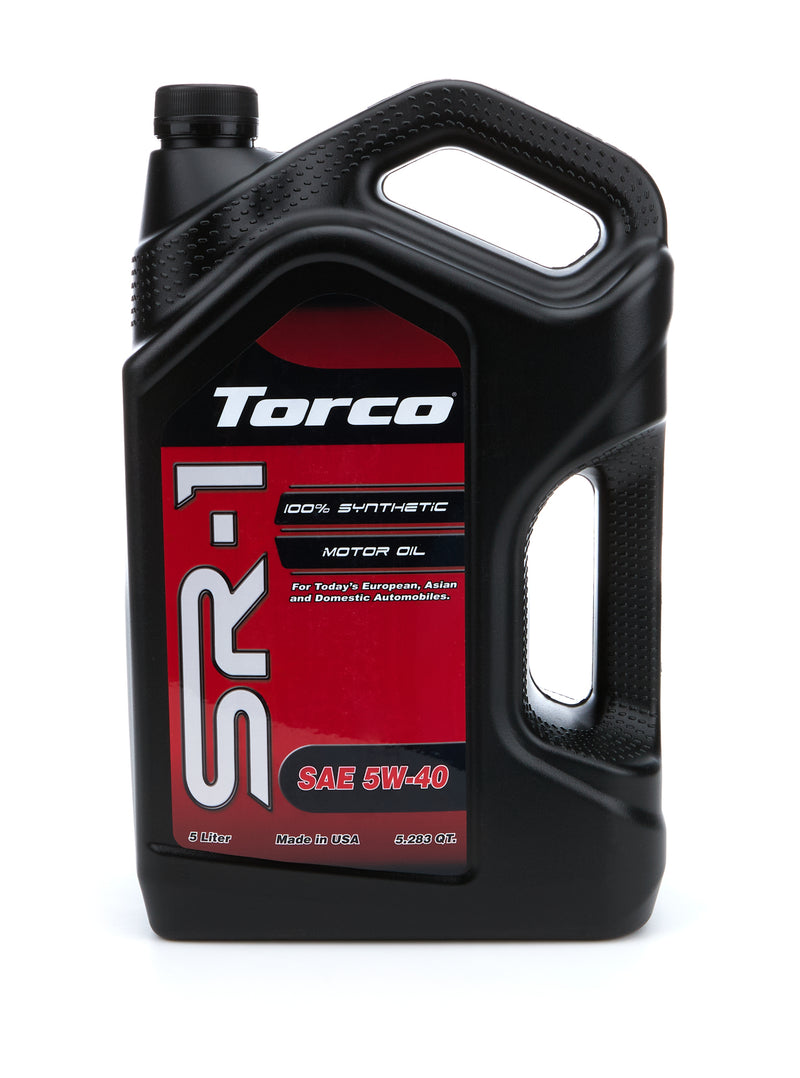 TORCO SR-1 Synthetic Oil 5w40 5 Liter Bottle A160540LE