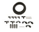 TRICK FLOW LS Steam Line Plumbing Kit Blk Nylon Braided TFS-306SB601