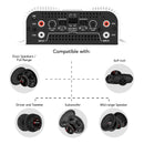 TARAMPS TS 1200X4 – 2 Ohms Class D Taramps Amplifier (4 Channels of 300 Watts RMS)