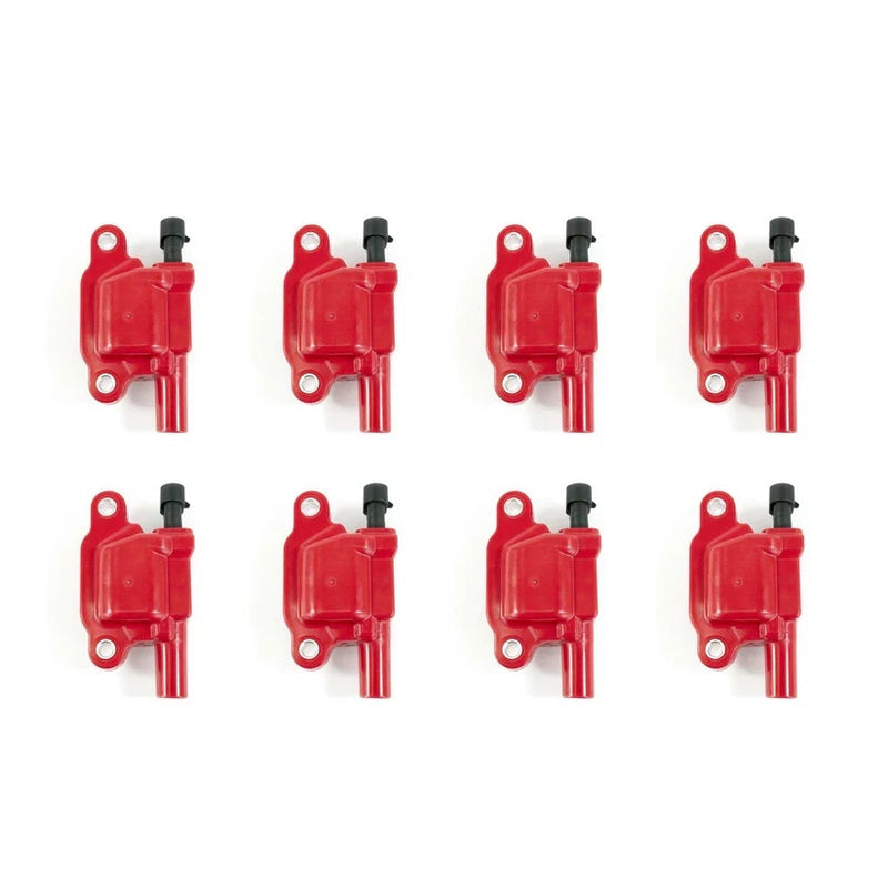 TOP STREET PERFORMANCE LS High Output Ign Coils Red 05-18 LS Set of 8 81015-8