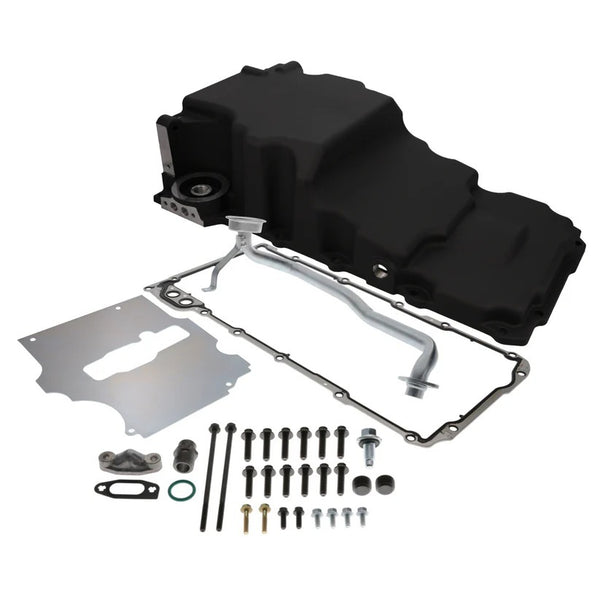 TOP STREET PERFORMANCE LS Low Profile Retrofit Black Oil Pan 81075BK
