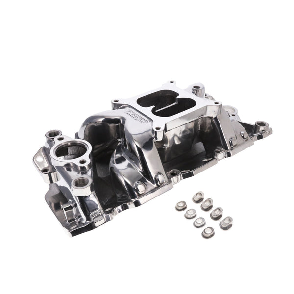 TOP STREET PERFORMANCE 57-95 SBC Air Gap Intake Polished Dual Plane 82025