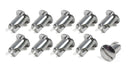 TRIPLE X RACE COMPONENTS Oval Head Button Alum .500 Long 10 Pack CH-4401-10