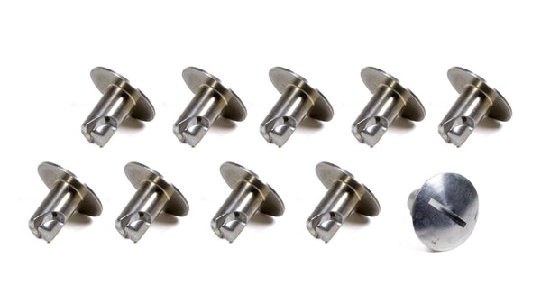 TRIPLE X RACE COMPONENTS Large Head Button .500 Long Alum 10 Pack CH-4405-10