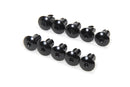 TRIPLE X RACE COMPONENTS Torx Head Button Alum .550 Long Black 10pk CH-4418BLK-10