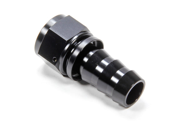 TRIPLE X RACE COMPONENTS #16 Straight Hose End Push Lock HF-10016BLK