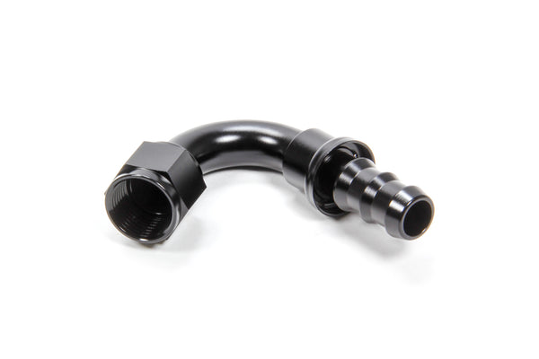TRIPLE X RACE COMPONENTS #10 120 Degree Hose End Push Lock HF-12010BLK
